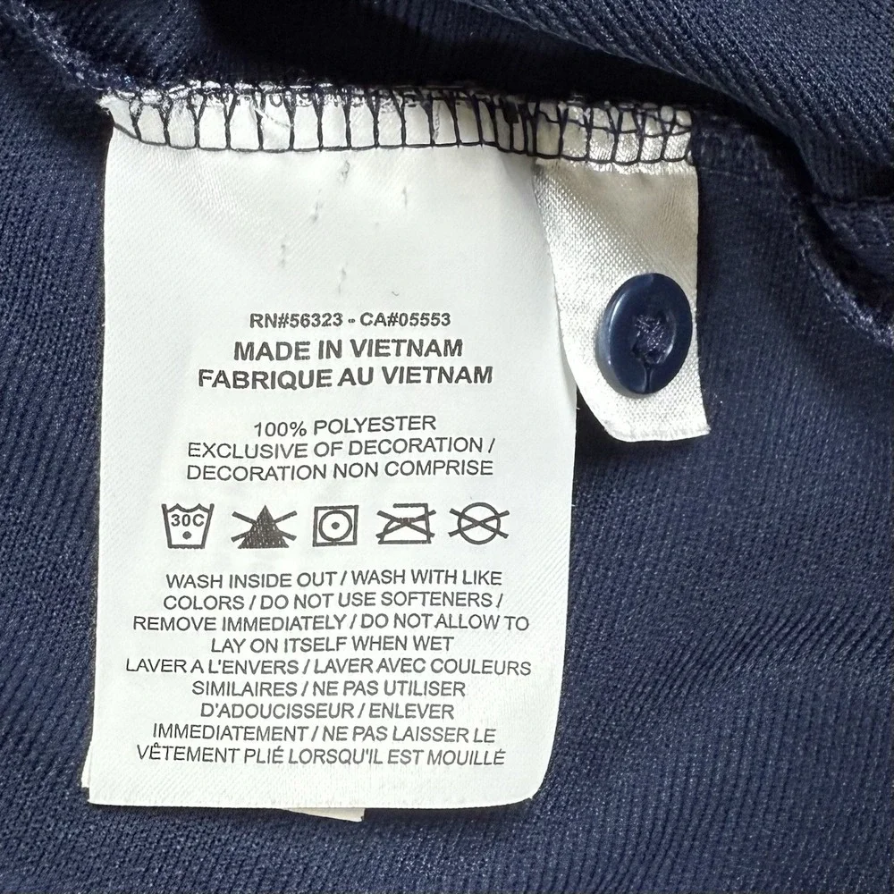 Nike Dri-Fit Men's 2XL Xavier Musketeers Blue Performance Golf Polo Shirt - Picture 5 of 5